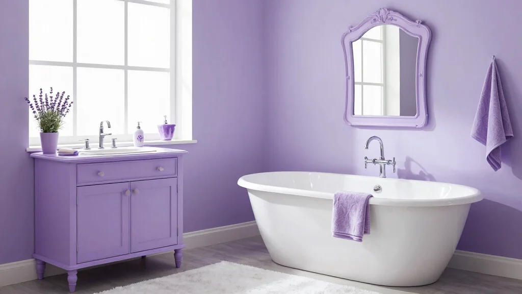 12 Lilac Bathroom Ideas for a Soft Fresh Palette