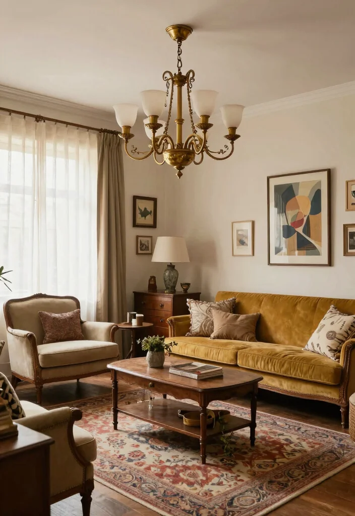 12 Living Room Ceiling Light Ideas for Better Ambience 36 12 Living Room Ceiling Light Ideas for Better Ambience 6. Vintage Inspired Fixtures 0