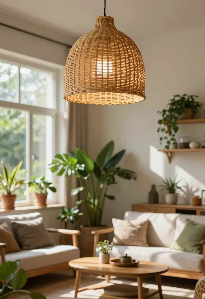 12 Living Room Ceiling Light Ideas for Better Ambience 38 12 Living Room Ceiling Light Ideas for Better Ambience 8. Nature Inspired Lighting 0