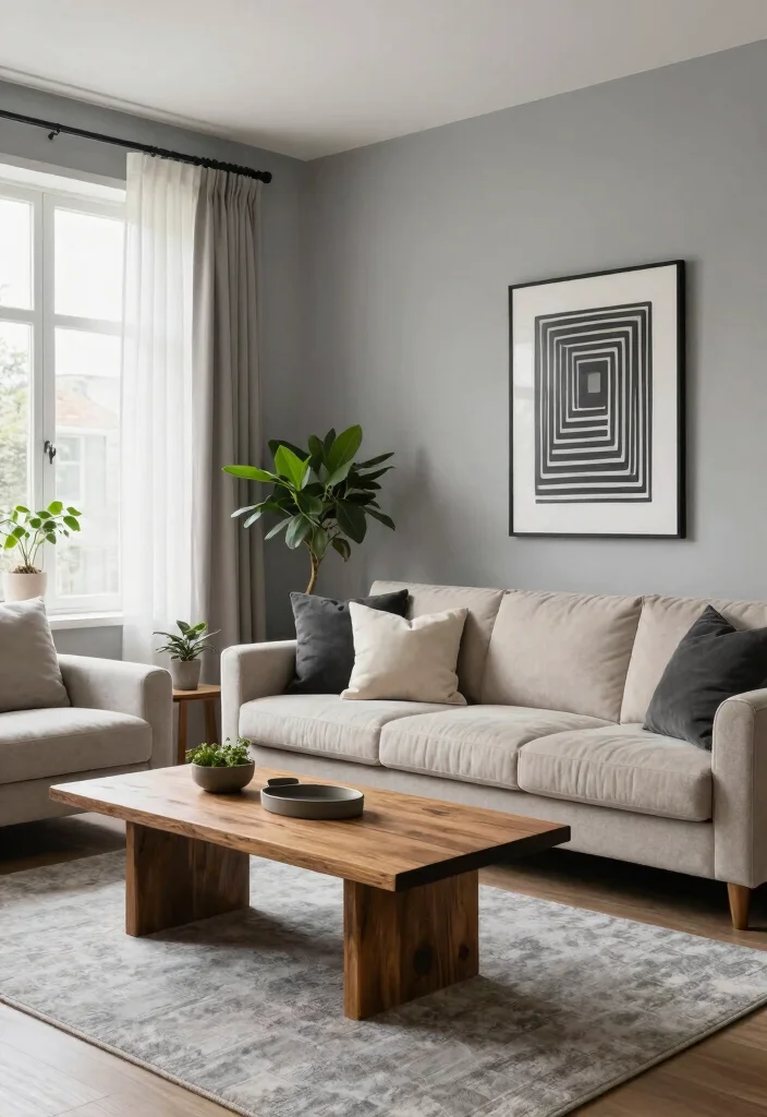 12 Mens Living Room Ideas with Clean Modern Vibes 1. Neutral Color Palette 0