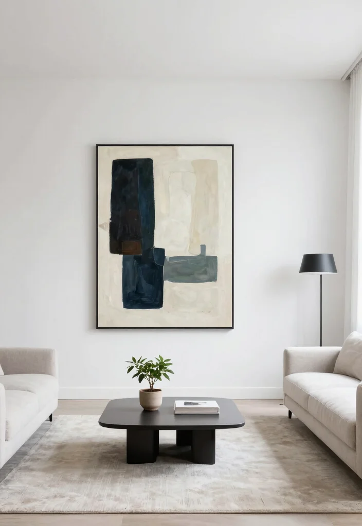 12 Mens Living Room Ideas with Clean Modern Vibes 4. Minimalist Decor 0