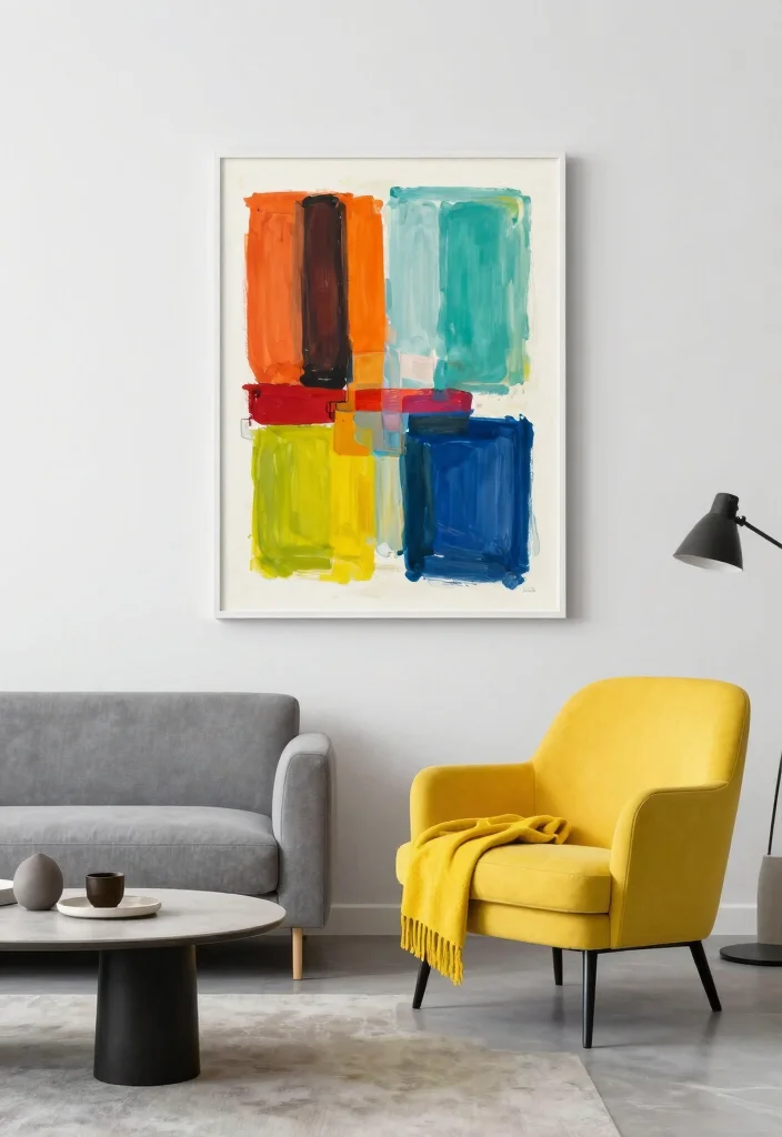 12 Mens Living Room Ideas with Clean Modern Vibes 9. Bold Accents 0