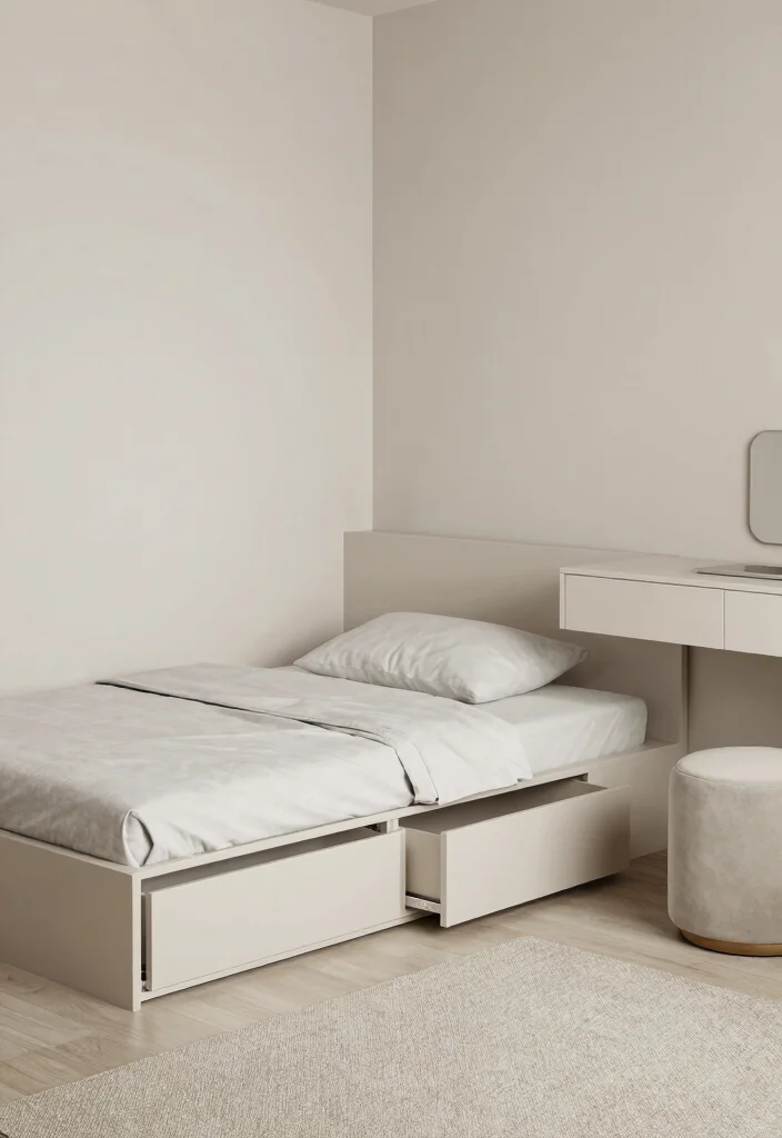 12 Modern Small Bedroom Ideas for Men That Feel Clean 2 12 Modern Small Bedroom Ideas for Men That Feel Clean 2. Space Saving Furniture 0