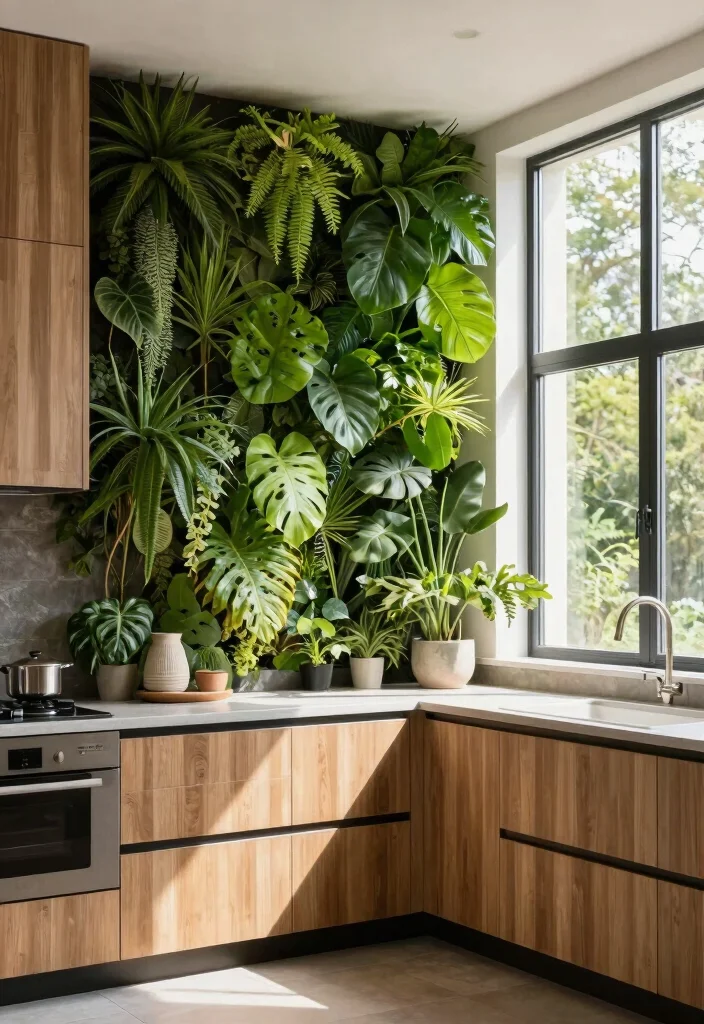 12 Natural Kitchen Ideas with Warm Organic Touches 12. Biophilic Design Elements 0
