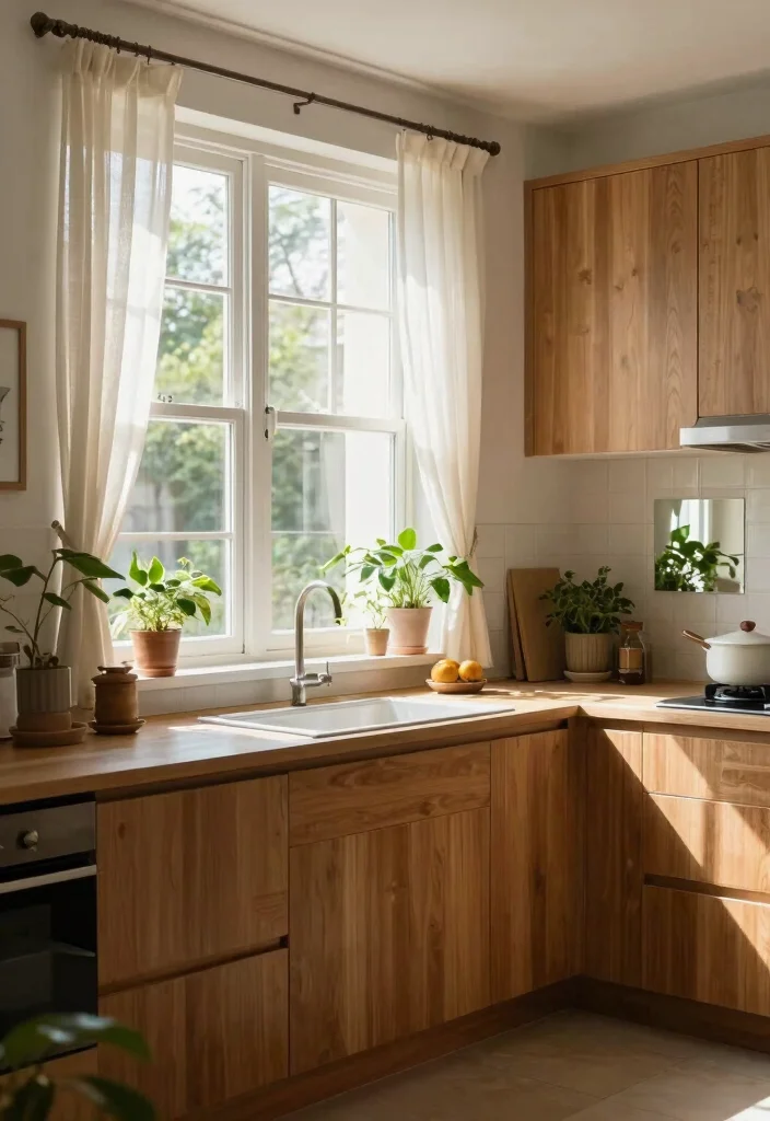 12 Natural Kitchen Ideas with Warm Organic Touches 7. Natural Light Enhancements 0