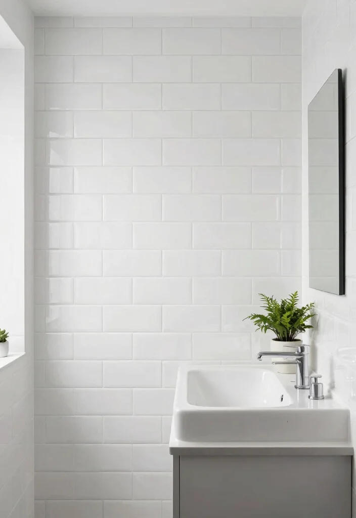 12 Peel and Stick Bathroom Wallpaper Ideas That Actually Work 49 12 Peel and Stick Bathroom Wallpaper Ideas That Actually Work 9. Classic Subway Tile Look 0