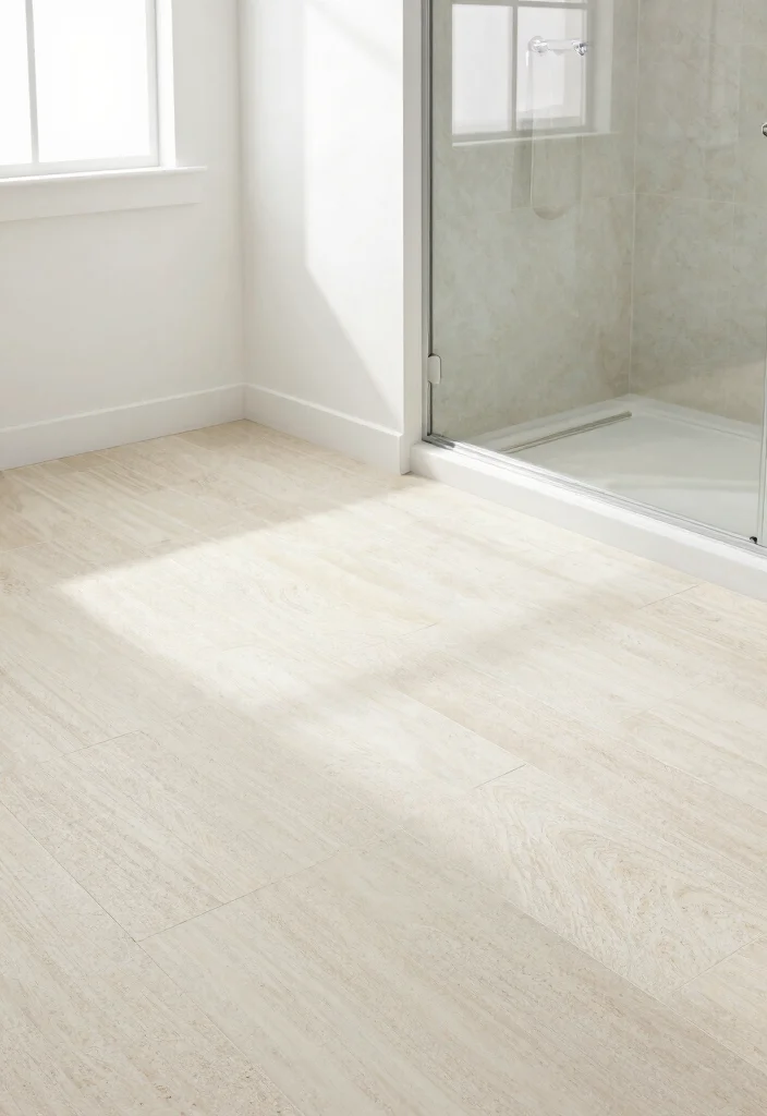 12 Pool House Bathroom Ideas for Easy Clean Coastal Style 7. Easy Clean Flooring 0