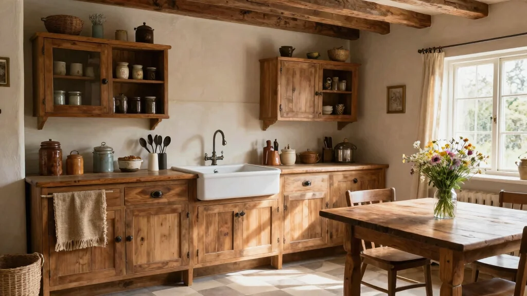 12 Primitive Kitchen Ideas with Rustic Character