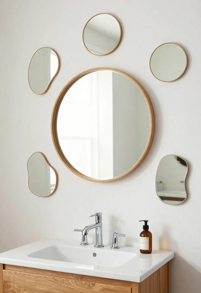 12 Small Beach Bathroom Ideas for a Light Coastal Feel 10. Decorative Mirrors 0
