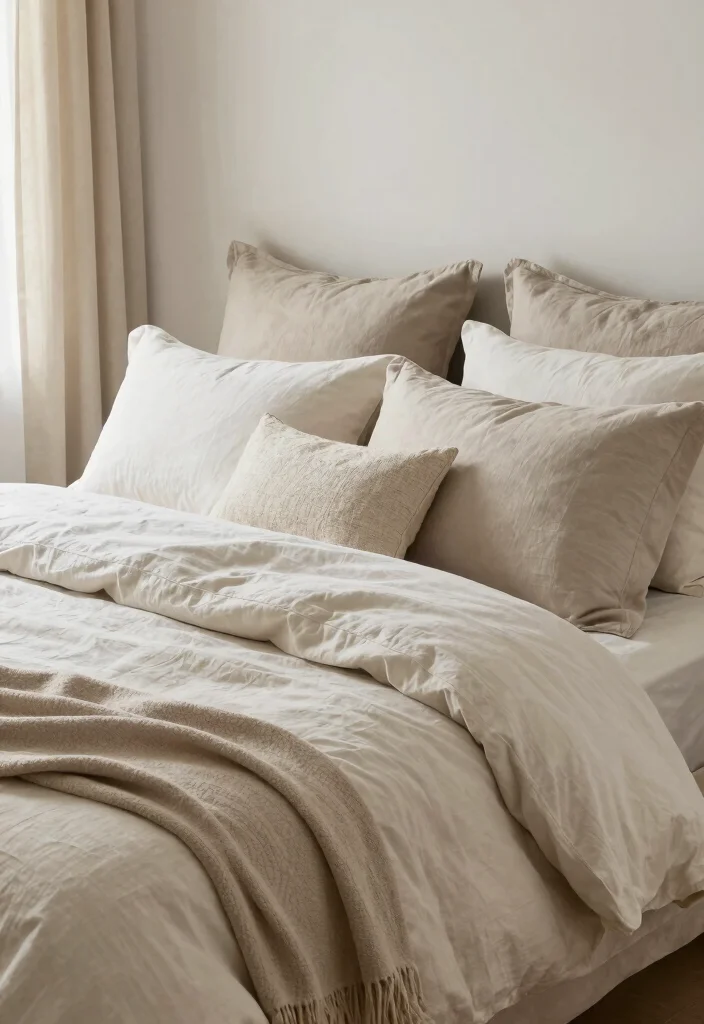 12 Spa Bedroom Ideas for a Calm Relaxing Retreat 6. Spa Inspired Textiles and Linens 0