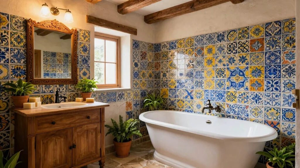 12 Spanish Bathroom Ideas with Old World Charm