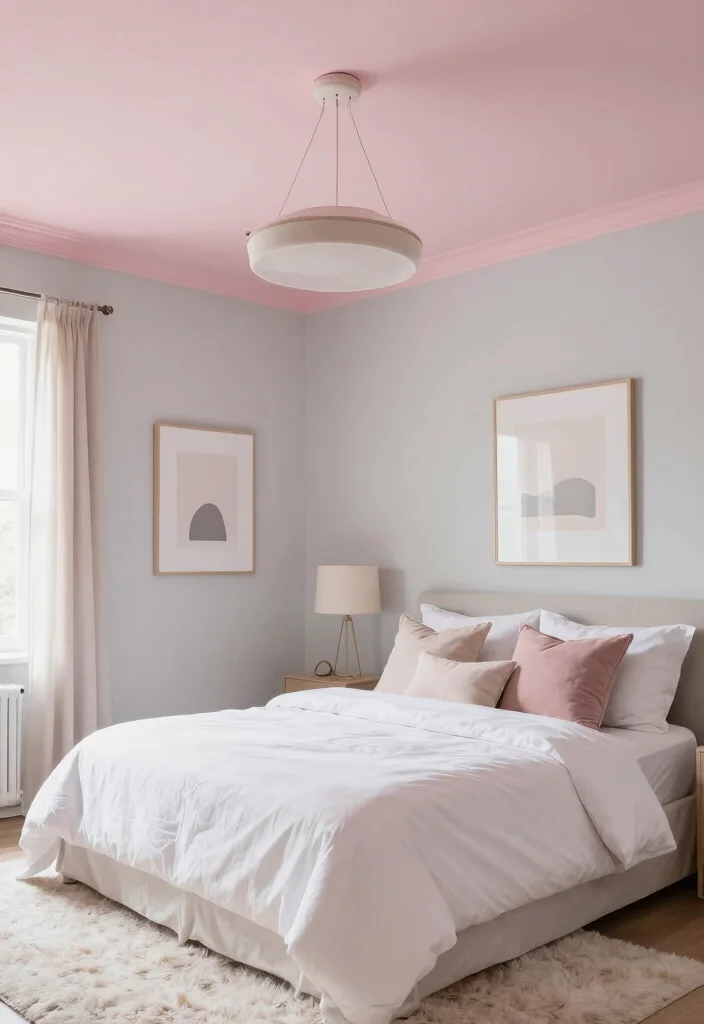 12 Tray Ceiling Bedroom Ideas for Added Dimension 4. Soft Pastel Hues 0