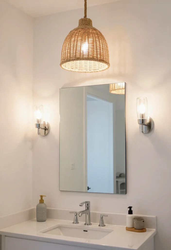 14 Beach House Bathroom Ideas Inspired by Coastal Living 16 14 Beach House Bathroom Ideas Inspired by Coastal Living 6. Seaside Inspired Lighting Fixtures 0