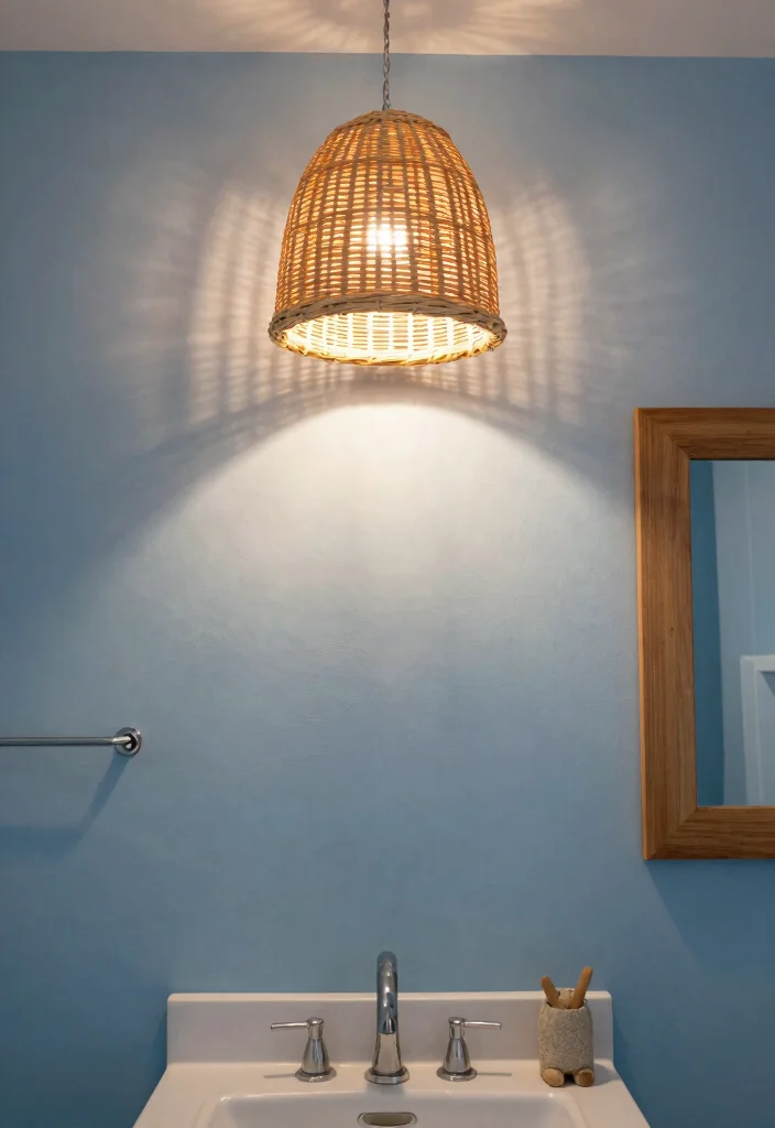 14 Beachy Bathroom Ideas with Breezy Coastal Vibes 27 14 Beachy Bathroom Ideas with Breezy Coastal Vibes 7. Beachy Lighting Fixtures 0