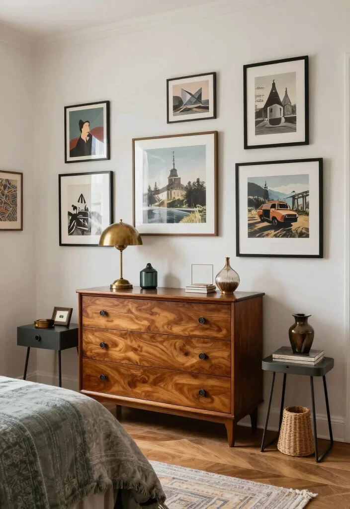 14 Boho Master Bedroom Ideas with Texture and Warmth 10. Mixing Styles and Eras 0