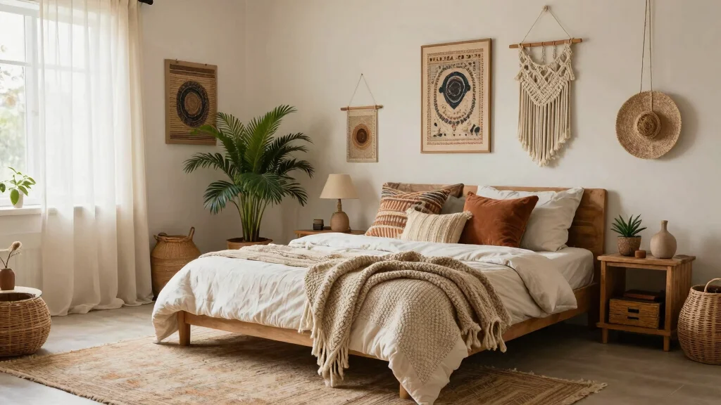 14 Boho Master Bedroom Ideas with Texture and Warmth