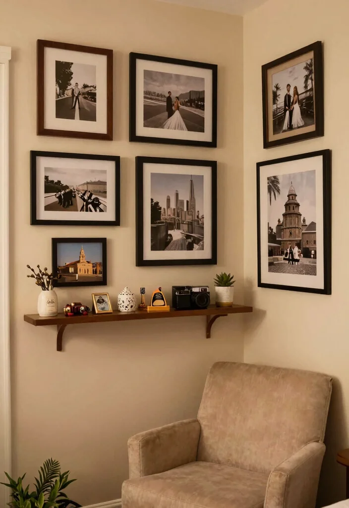 14 Cozy Aesthetic Bedroom Ideas with Soft Layers 9. Personal Touches 0