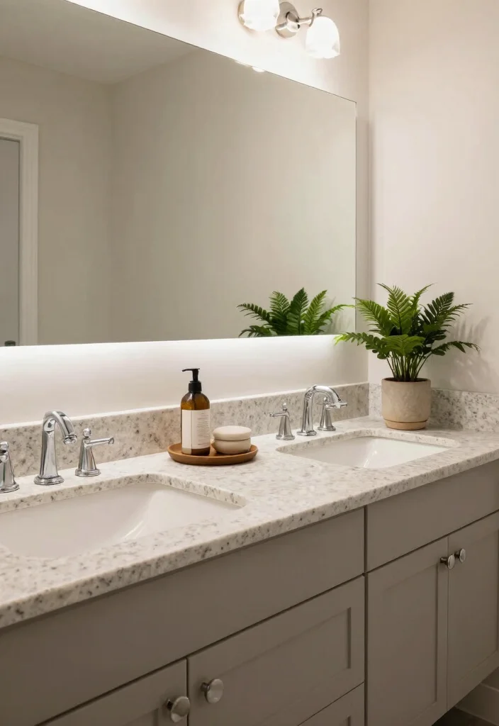 14 Double Bathroom Vanity Ideas for Shared Daily Routines 6. Spa like Serenity with Natural Stone 0