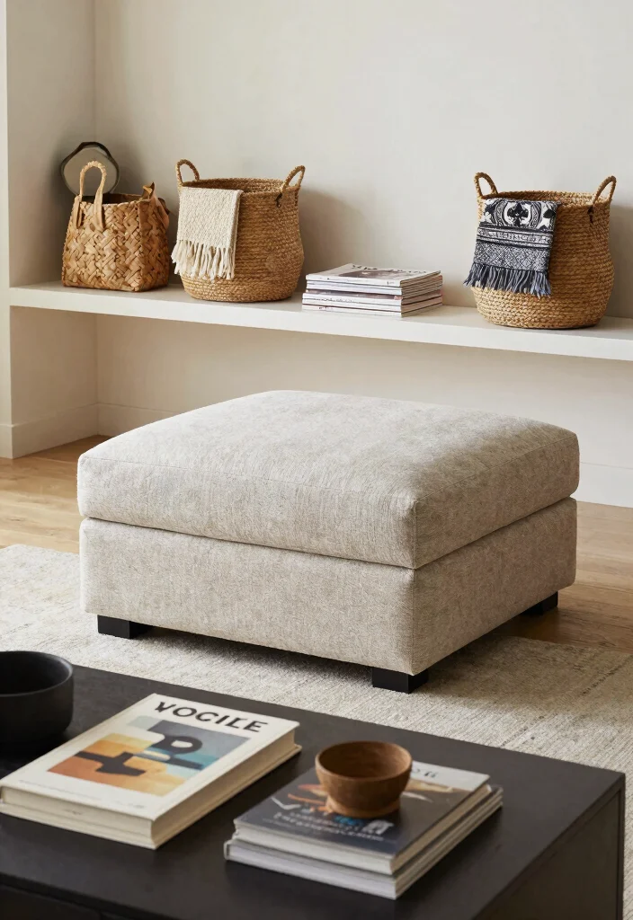 14 Home Living Room Decor Ideas for Everyday Style 12. Functional Decor Elements 0