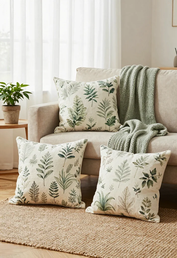 14 Home Living Room Decor Ideas for Everyday Style 2. Eco Friendly Textiles and Fabrics 0