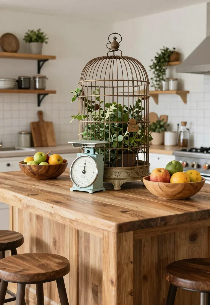 14 Large Kitchen Island Decor Ideas for a Styled Look 6. Unique Island Centerpieces 0