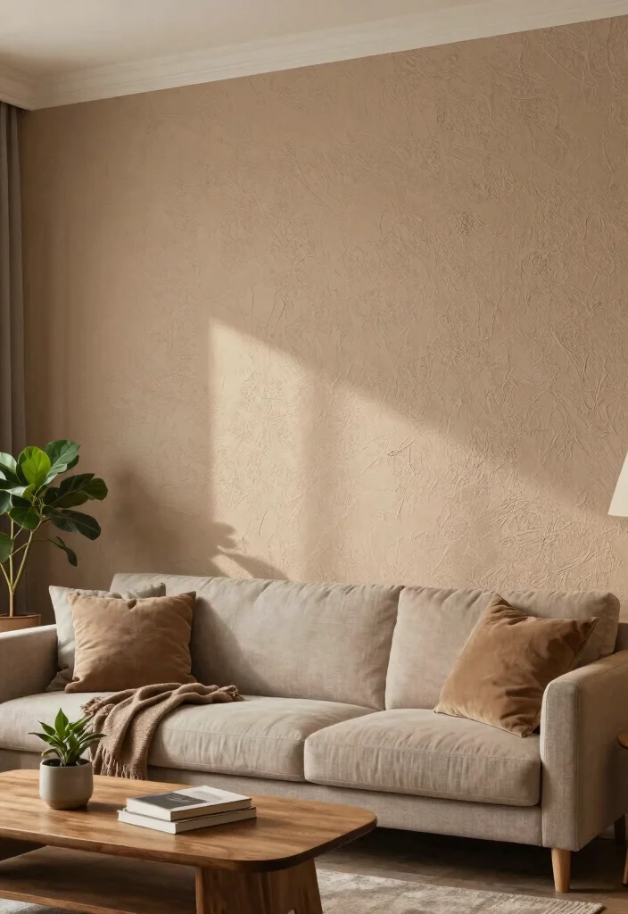 14 Living Room Wallpaper Ideas That Make a Statement 2. Textured Wall Coverings 0