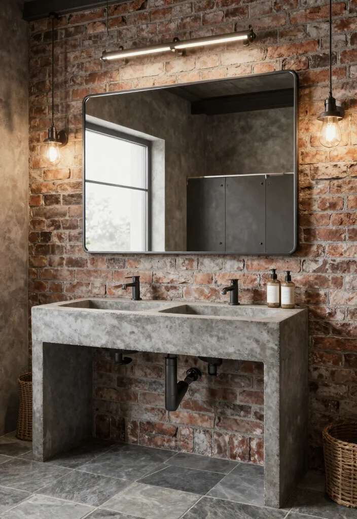 14 Modern Bathroom Mirror Ideas for a Sleek Finish 6. Industrial Style Mirrors 0