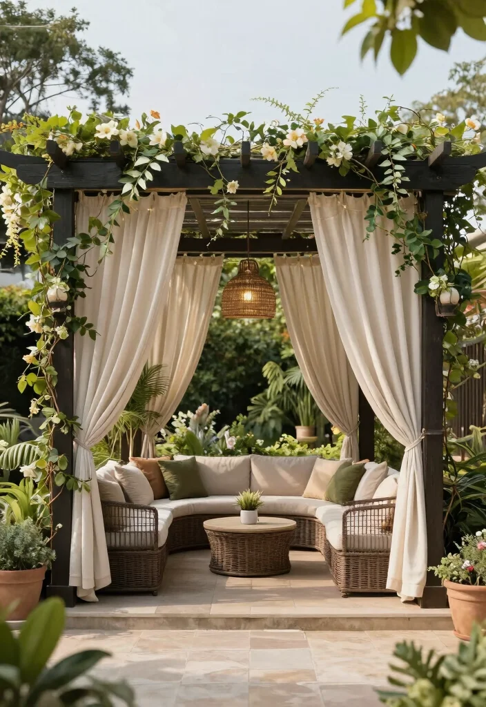 14 Pool and Outdoor Kitchen Ideas for Entertaining 10. Chic Shade Structures 0