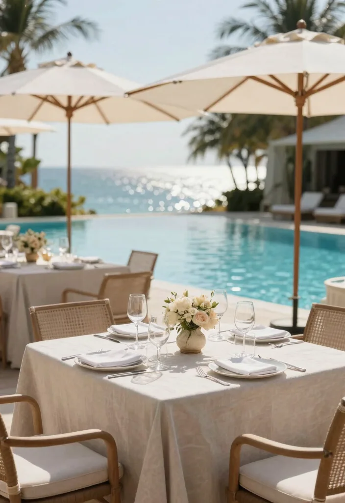 14 Pool and Outdoor Kitchen Ideas for Entertaining 14. Poolside Dining Experiences 0