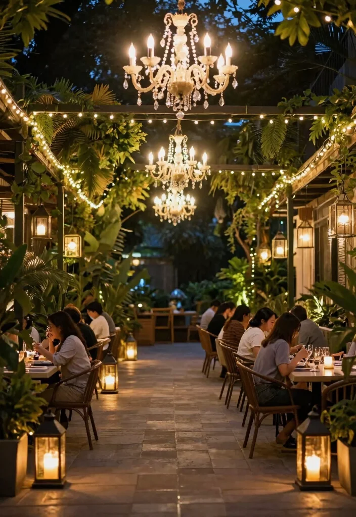 14 Pool and Outdoor Kitchen Ideas for Entertaining 8. Elegant Lighting Enhancements 0