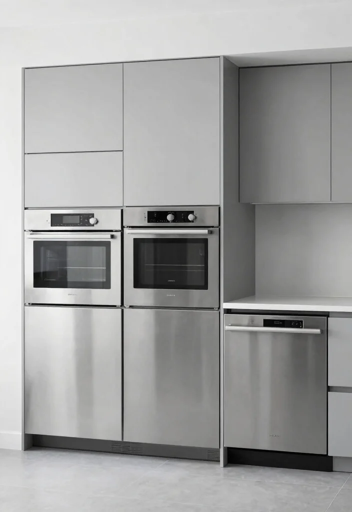 14 Small Modern Kitchen Ideas That Feel Open 30 14 Small Modern Kitchen Ideas That Feel Open 10. Choose Sleek Appliances 0