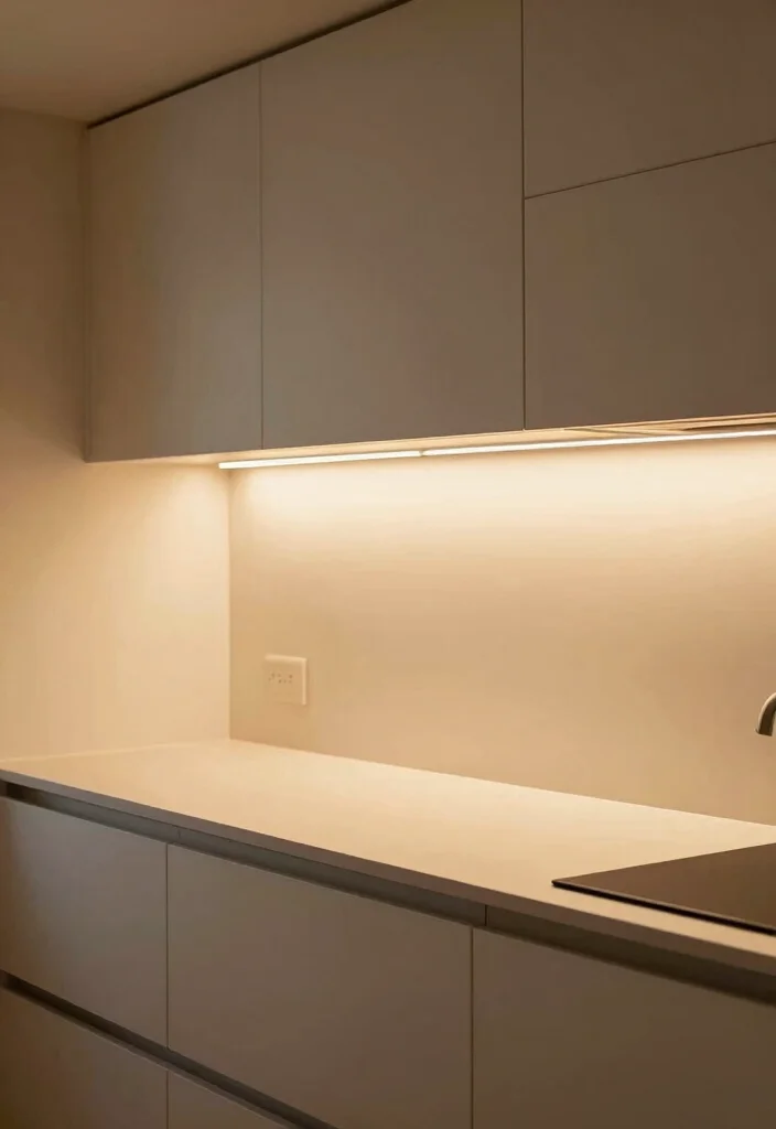 14 Small Modern Kitchen Ideas That Feel Open 54 14 Small Modern Kitchen Ideas That Feel Open 14. Install Under Cabinet Lighting 0