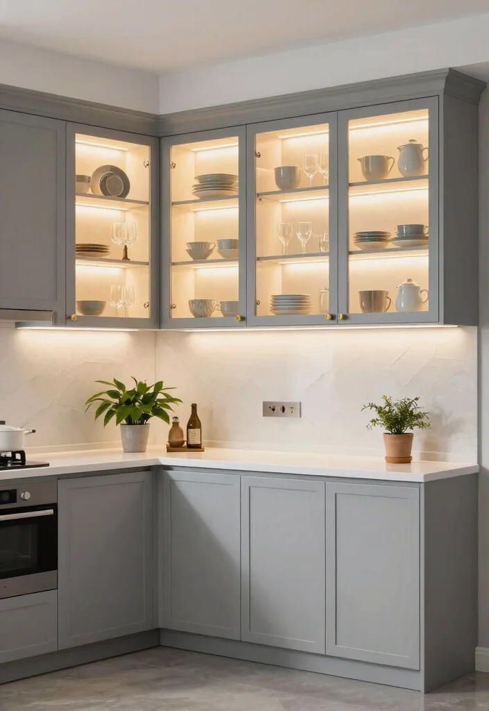 14 U Shaped Kitchen Ideas for Efficient Workflow 36 14 U Shaped Kitchen Ideas for Efficient Workflow 6. Use Glass Doors 0