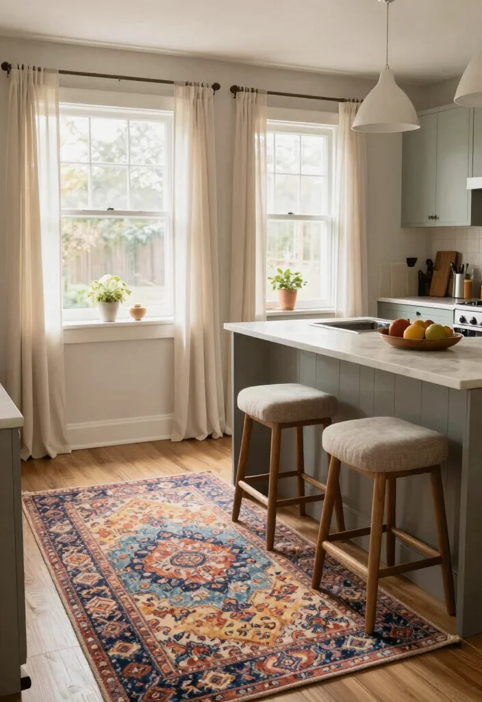 14 U Shaped Kitchen Ideas for Efficient Workflow 49 14 U Shaped Kitchen Ideas for Efficient Workflow 9. Keep It Cozy with Textiles 0