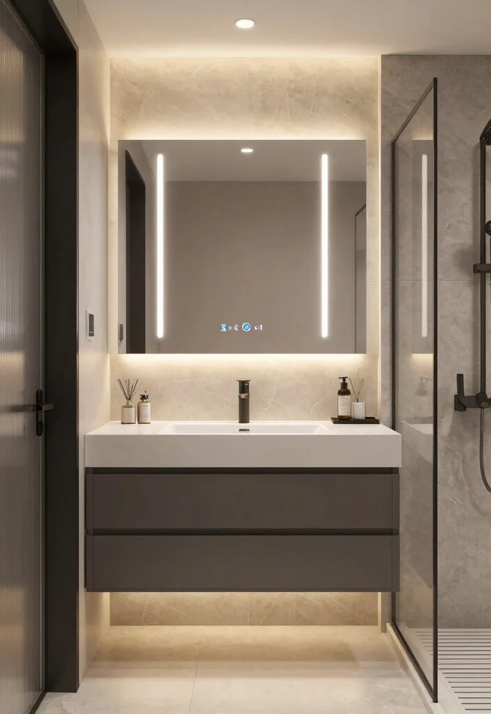 15 Jack and Jill Bathroom Layout Ideas with Smart Floor Plans 55 15 Jack and Jill Bathroom Layout Ideas with Smart Floor Plans 15. Incorporating Technology 0