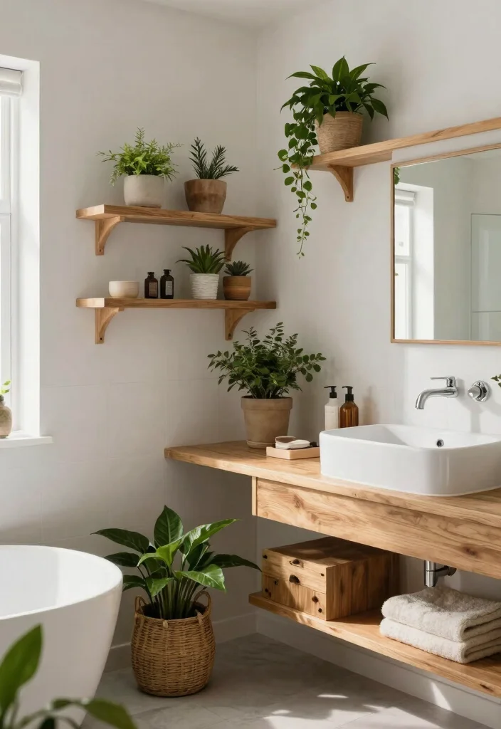 15 Jack and Jill Bathroom Layout Ideas with Smart Floor Plans 18 15 Jack and Jill Bathroom Layout Ideas with Smart Floor Plans 8. Incorporating Natural Elements 0